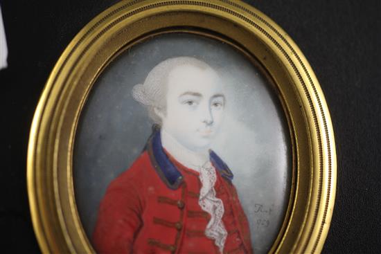 Thomas Redmond (c.1745-1785) Miniature portrait of John Murray, 3rd Duke of Atholl 1729-1774 1.75 x 1.5in.